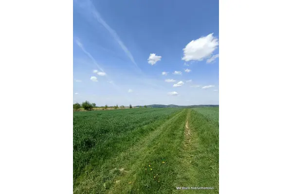podkarpackie, Krosno, Piekne 3 widokowe działki rolne w Krośnie.