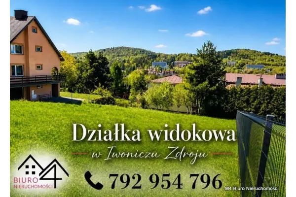 krośnieński, Iwonicz-Zdrój, Malownicza dzialka w sercu Iwonicza Zdroju!