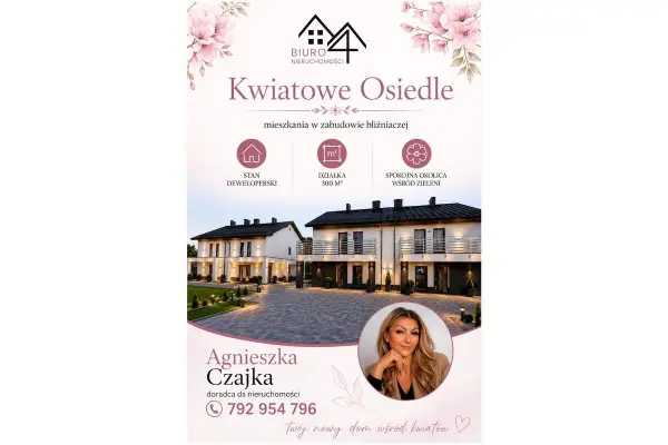 krośnieński, Chorkówka, Szczepańcowa, Nowe mieszkania w Szczepańcowej - Kwiatowe Osiedle